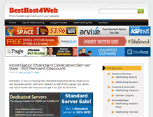 Tablet Screenshot of besthost4web.com